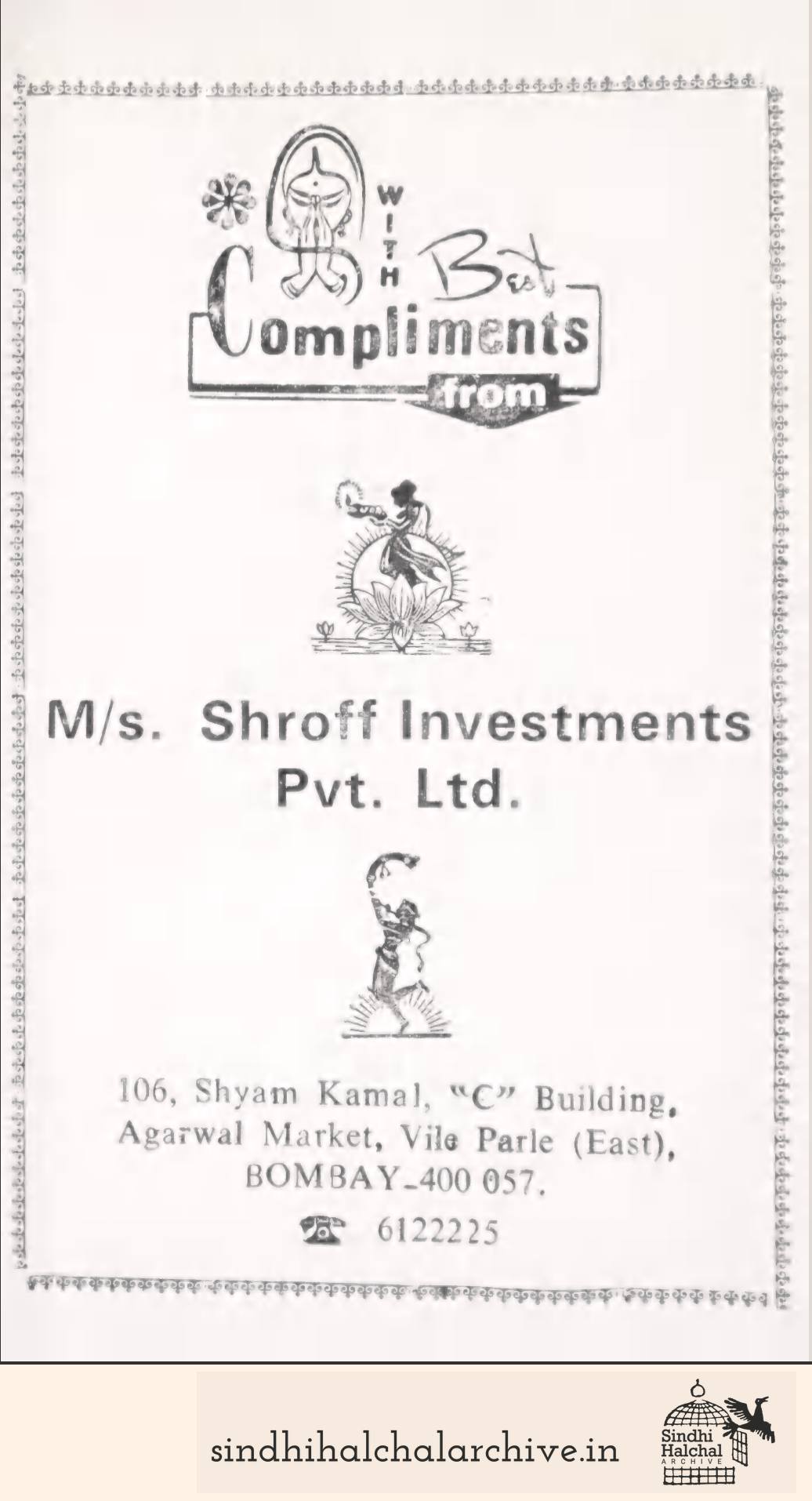 Image of AD M/s. Shroff Investments Pvt Ltd
